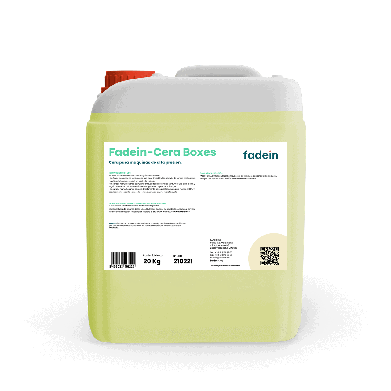 FADEIN-CERA BOXES 20 KG